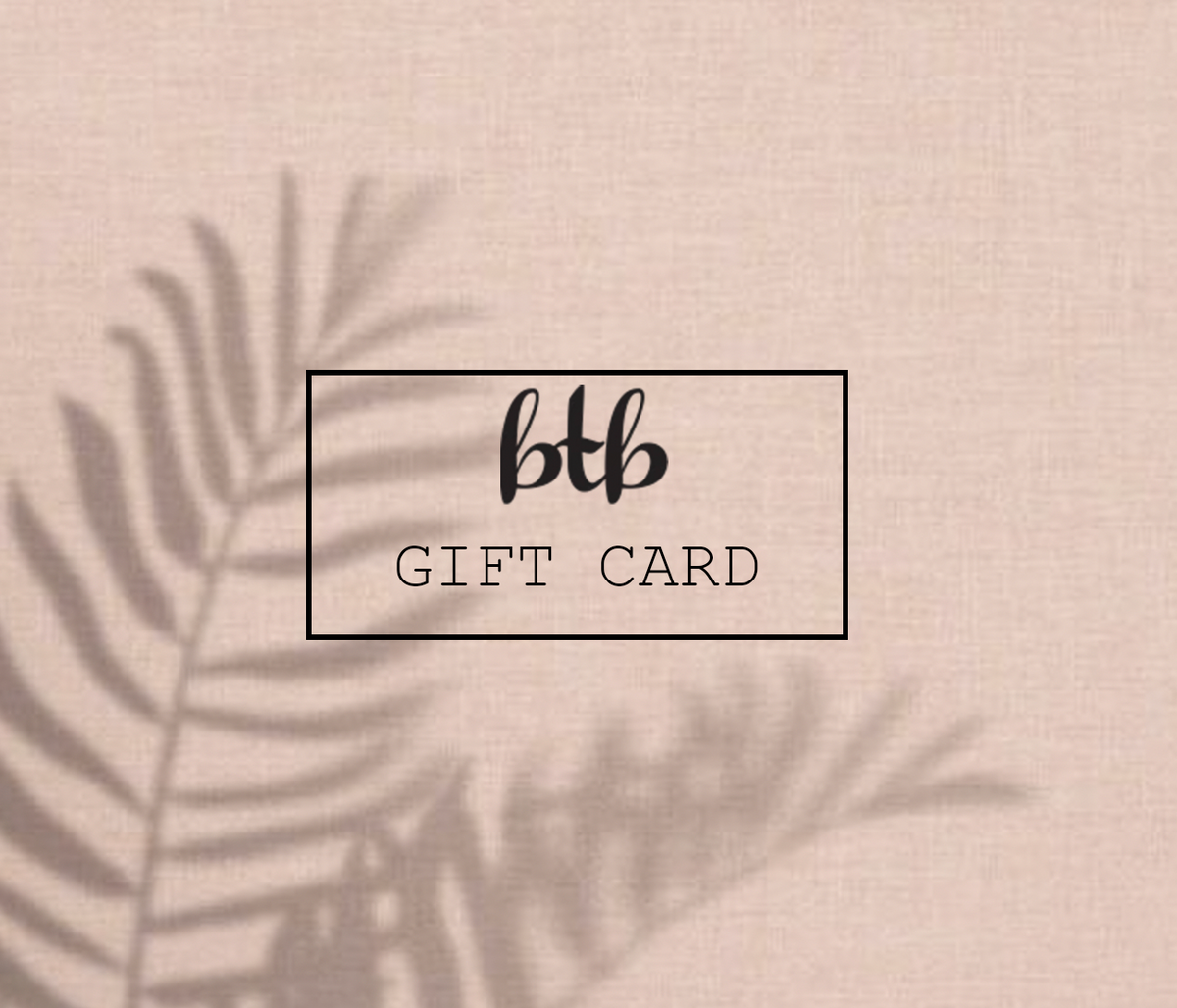 btb Los Angeles Gift Card BTB Los Angeles