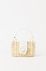 MELODY CLUTCH NATURAL WHITE O S