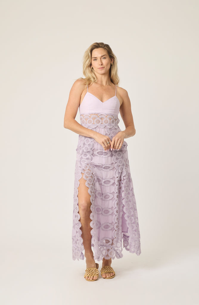 [color: lilac] MADEIRA DRESS (FINAL SALE) LILAC