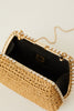 BIJOU RAFFIA CLUTCH (Final sale)