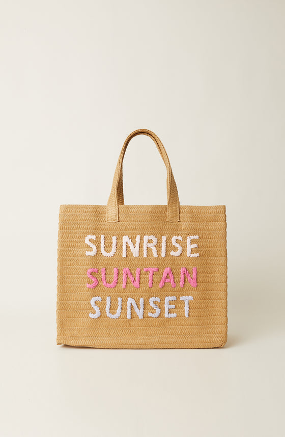 Sunrise Over Nago, Okinawa - Panoramic Weekender Tote Bag by