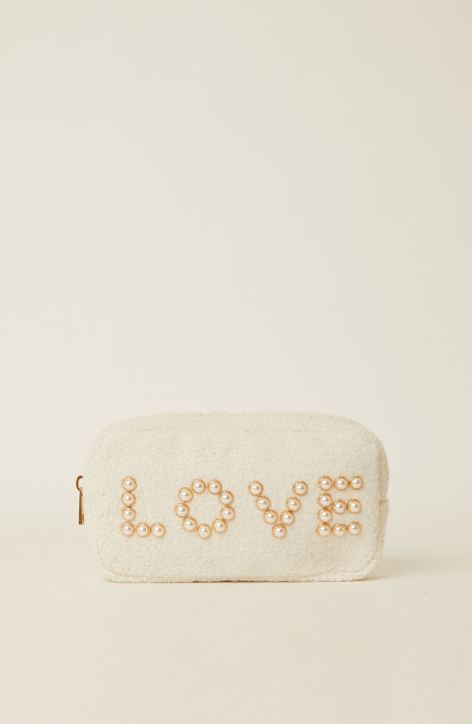 TEDDY LOVE SMALL COSMETIC BAG (Final Sale)