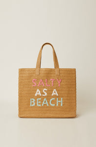 Salty as a beach tote Clearance