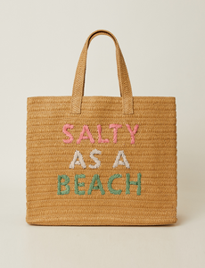 SALTY AS A BEACH TOTE