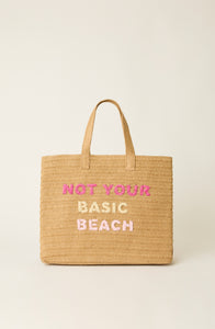 NOT YOUR BASIC BEACH TOTE