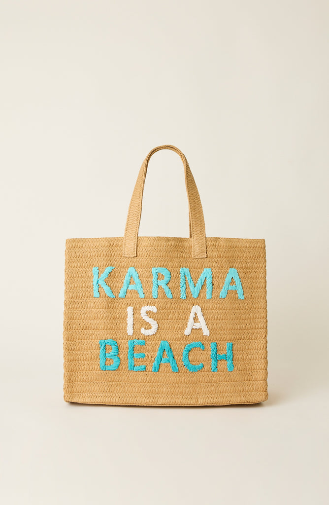 KARMA IS A BEACH TOTE