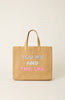 YOU ME AND THE SEA TOTE SAND PASTELS