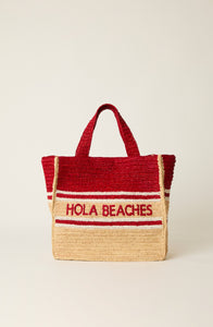 HOLA BEACHES BOXY TOTE (Final sale)