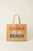 KARMA IS A BEACH TOTE SAND PATRIOT