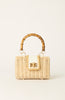 MASON BAMBOO CLUTCH NATURAL