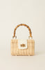 BRANDI CLUTCH NATURAL WHITE O S