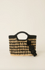 BANDO TOTE NATURAL BLACK O S