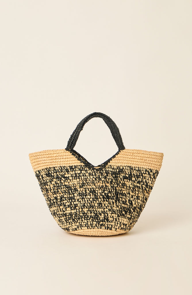 BRONSON MINI TOTE BLACK NATURAL O S