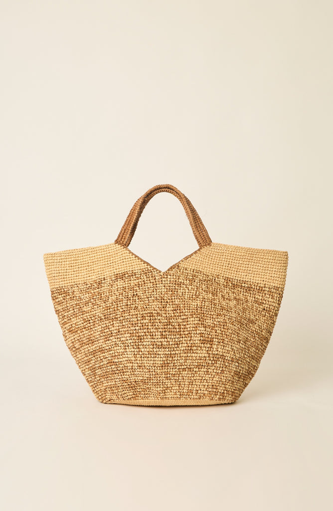 BRONSON LARGE TOTE SAND NATURAL O S