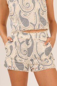 LAGOS NAVY SHORT