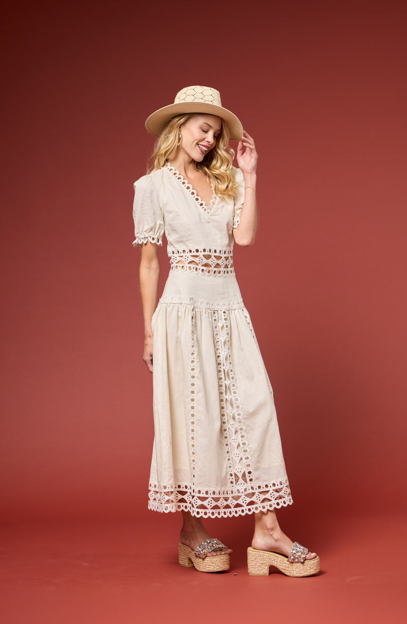 FREYA TRIM DRESS