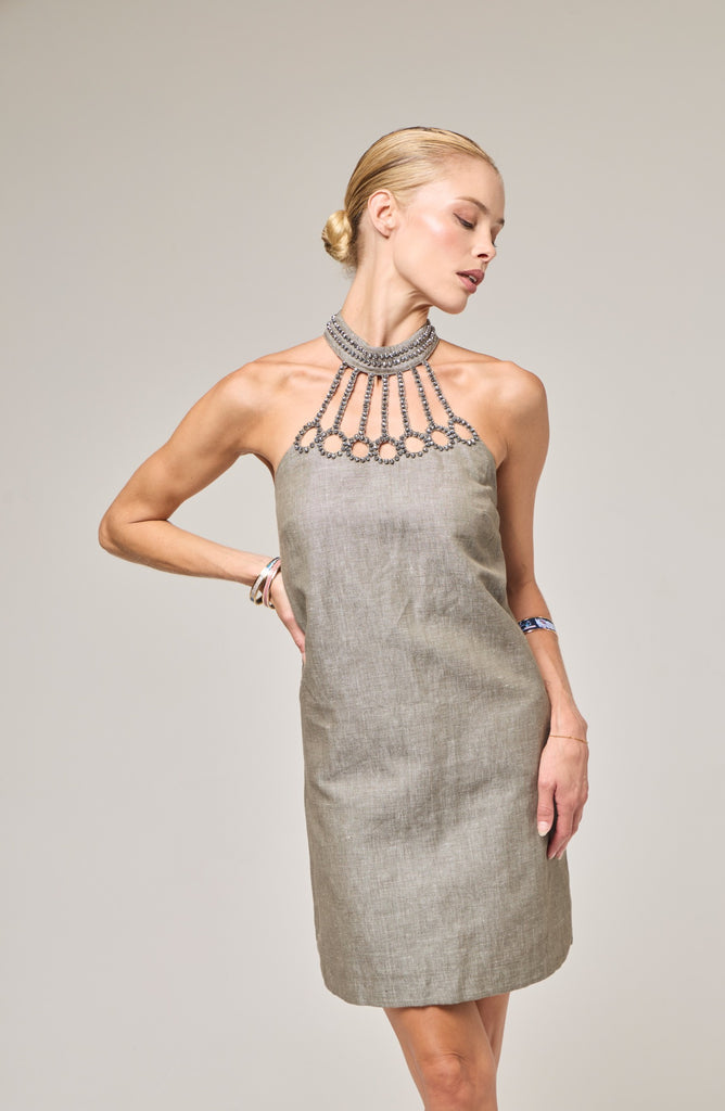 CLARISSA DRESS OLIVE