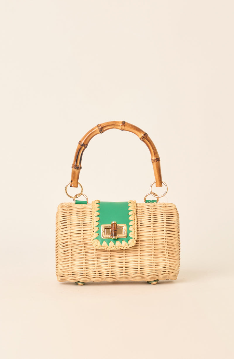 MASON BAMBOO CLUTCH