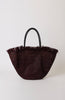TRINA FRINGE TOTE CHOCOLATE O S