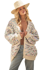 TAYLOR HONEYCOMB CARDIGAN