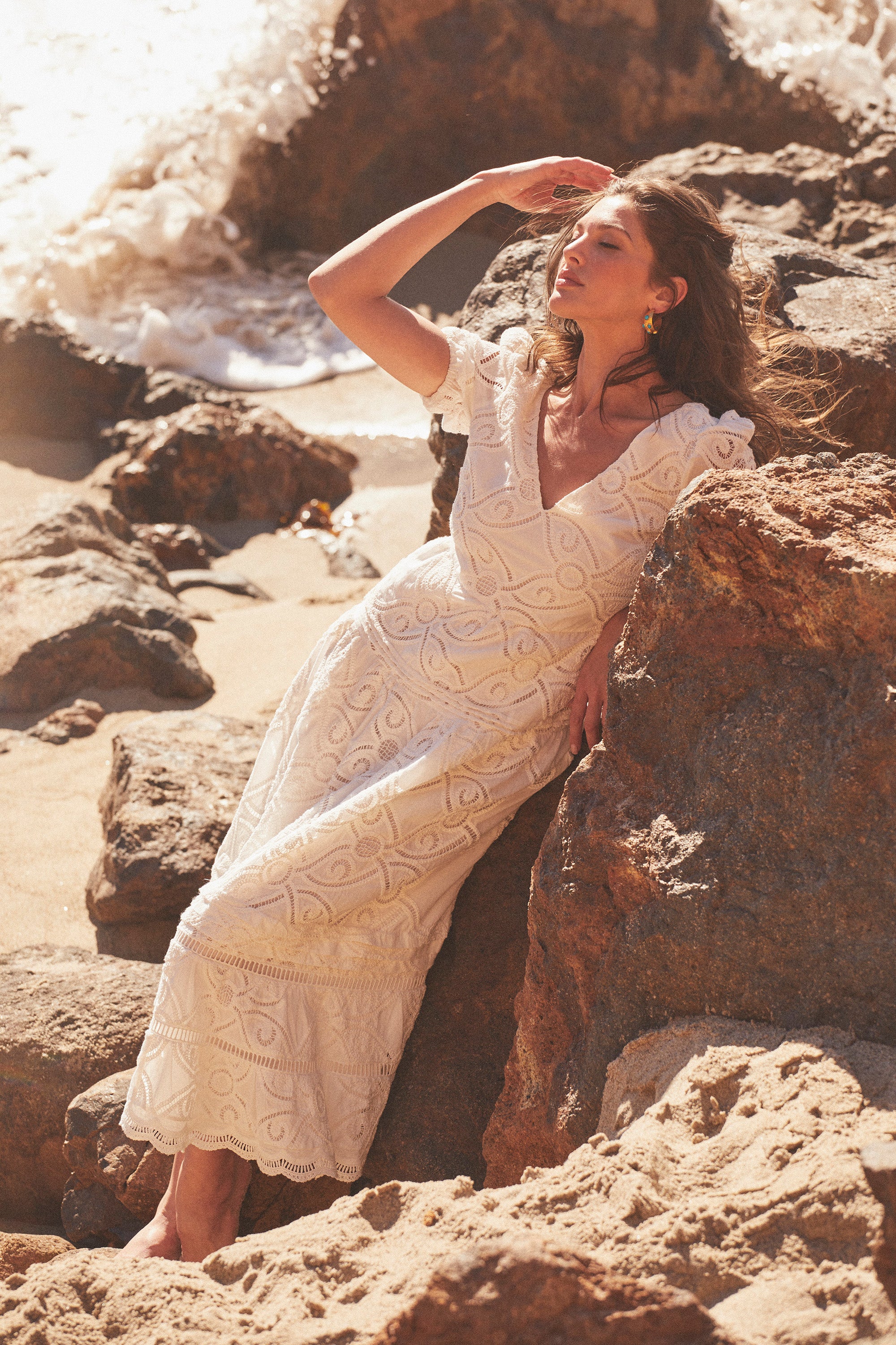 BTB Los Angeles - Freya Maxi Dress (Final Sale) - Color: White
