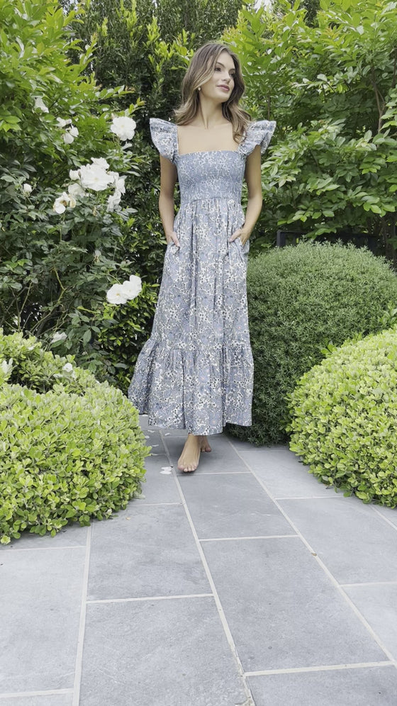 TYRA RUFFLE DRESS