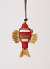 FISH CHARM RED SAND O S