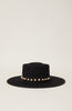 HAZEL PEARL HAT (Final Sale) BLACK
