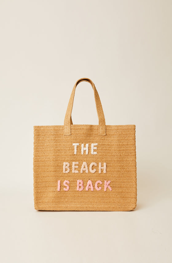 THE BEACH IS BACK TOTE