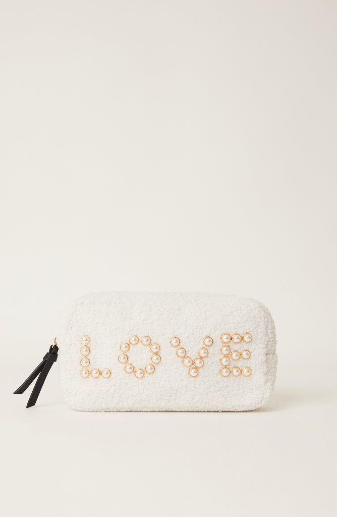 TEDDY LOVE SMALL COSMETIC POUCH